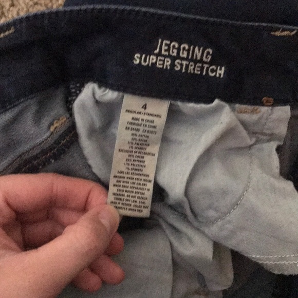 American Eagle Dark Wash Skinny Jeggings - Picture 3 of 3